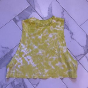 Lululemon Neon Tie Dye Crop Top